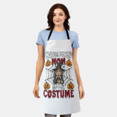 Erschöpfte Mutter ist Kostüm Halloween Hexe Kaffee Schürze (Getragen)