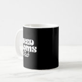 Erschöpfter Mütterclub lustiges Mütterleben Mutter Kaffeetasse (Vorderseite Links)