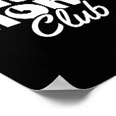 Erschöpfter Mütterclub lustiges Mütterleben Mutter Poster (Ecke)