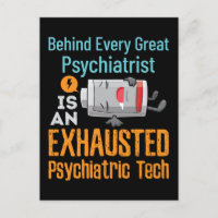 Erschöpfter Psychiatrischer Tech Funny Psych Techn