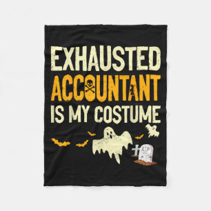 Erschöpfter Steuerberater Cpa Halloween Lustiger S Fleecedecke