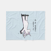 Erschöpftes Einhorn Fleecedecke (Vorderseite (Horizontal))