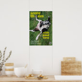 Erschrecke Sie mit Freundlichkeit Great Dane Poste Poster (Küche)