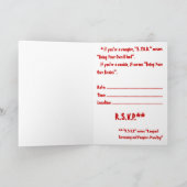 Erschreckende Halloween-Party-Einladung Einladung (Innenseite)