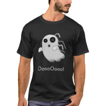 Erschreckender Geist Emoji T - Shirt