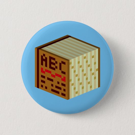 Erschreckendes Wörterbuch Button (Vorderseite)