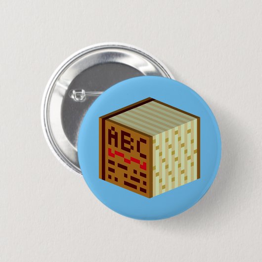 Erschreckendes Wörterbuch Button (Vorne & Hinten)