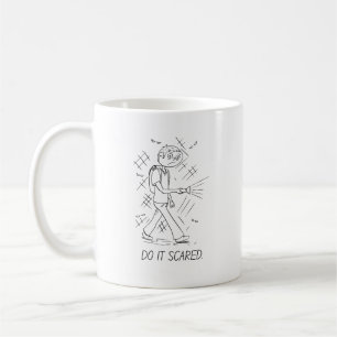 Erschreckte Tasse