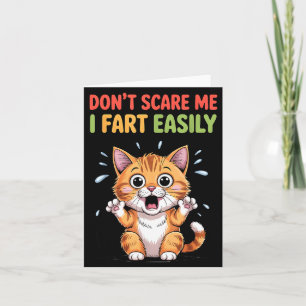 Erschrick mich nicht, ich furze leicht erschrocken karte
