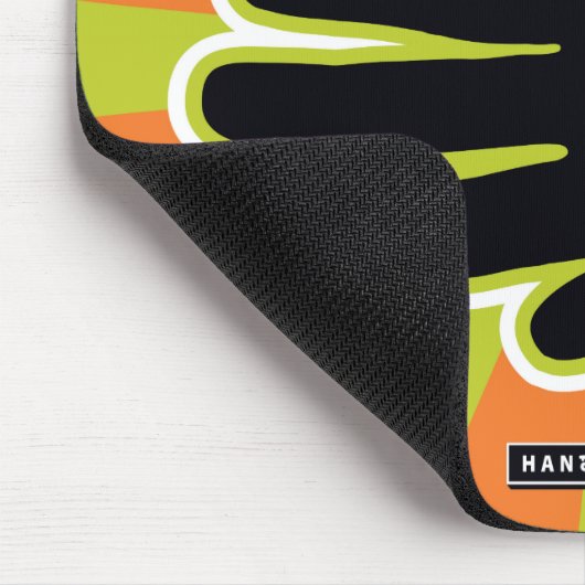 Erschrockene Katze Mousepad (Ecke)