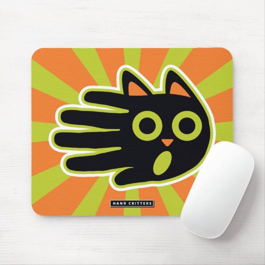 Erschrockene Katze Mousepad (Mit Mouse)