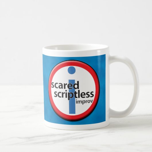 Erschrockene Scriptless Tasse - Ihr Name hier! (Rechts)