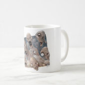 Erschrockene Zombies Kaffeetasse (VorderseiteRechts)