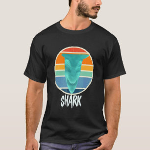 Erschrockenes Auf-dem-Kopf-Shark-Teufelsgesicht T-Shirt