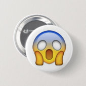 Erschrockenes Emoji Button (Vorne & Hinten)
