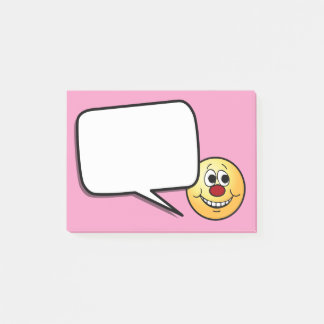 Erschrockenes Gesicht Grumpey Post-it Klebezettel