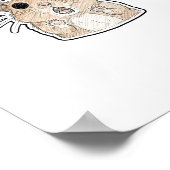 Erschrockenes Hamster Poster (Ecke)