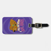 Erschrockenes Scooby-Doo Gepäckanhänger (Vorderseite horizontal)
