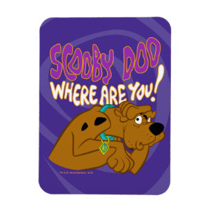 Erschrockenes Scooby-Doo Magnet