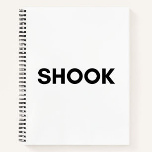 erschüttern notizblock