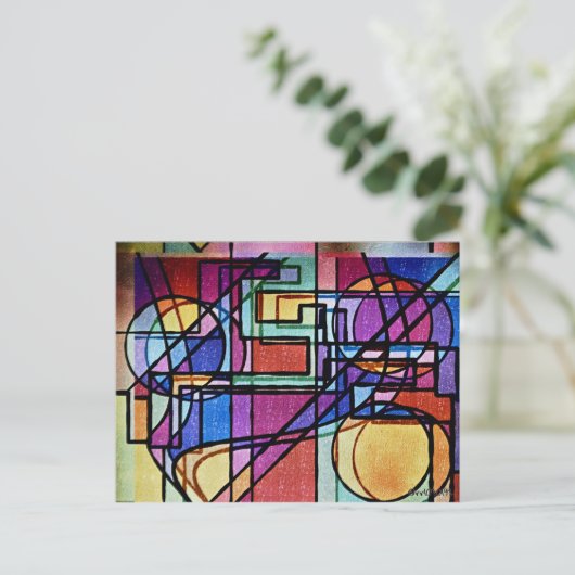 erschüttern postkarte (Stehend Vorderseite)