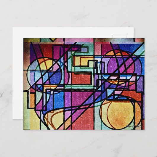 erschüttern postkarte (Vorne/Hinten)