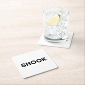 erschüttern rechteckiger pappuntersetzer (Vor Ort)