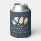 erschüttert | Oyster-Gastgeschenk Hochzeit Dosenkühler (Kanne Vorderseite)