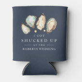 erschüttert | Oyster-Gastgeschenk Hochzeit Dosenkühler (Vorderseite)
