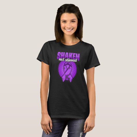 Erschüttert Stirn Epilepsie Survivor Epilepsie Awa T-Shirt (Vorne ganz)