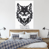 Erschüttert. Ungebrochen Leinwanddruck (Insitu (Schlafzimmer))
