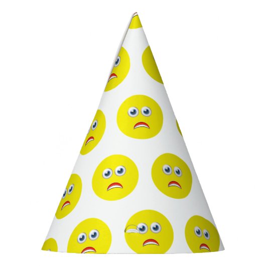 Erschüttertes Emoji-Party Partyhütchen (Links)