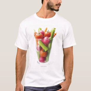 Erschütterung des rohen Gemüses T-Shirt