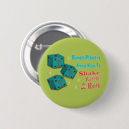 Erschütterung, Geklapper und RollenMartinit Würfel Button (Vorne & Hinten)