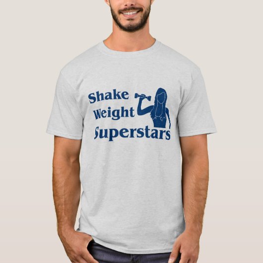 Erschütterungs-Gewichtsuperstars-T - Shirt (Vorderseite)