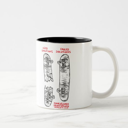 Erschütterungs-Kaffee-Tasse Zweifarbige Tasse (Rechts)
