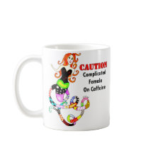 "Erschwerte Frau auf Koffein" Meerjungfrau