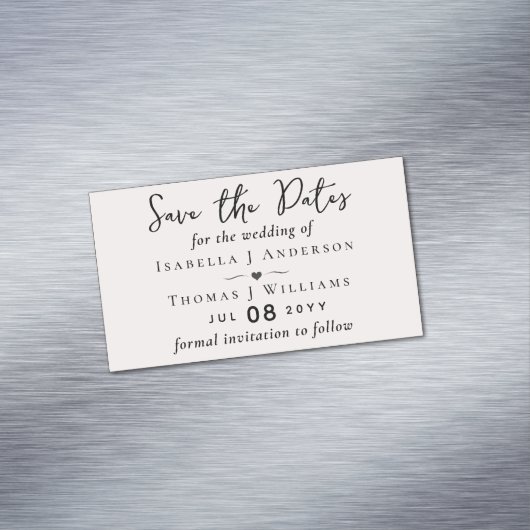 Erschwinglich speichern Sie die Datumsmagnete Magnetische Visitenkarte (Beispiel)