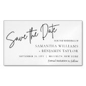 Erschwinglich speichern Sie die Datumsmagnete Magnetische Visitenkarte (Vorderseite)