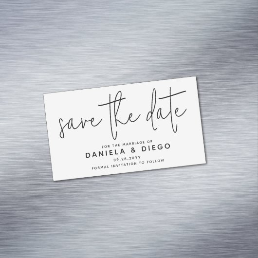 Erschwinglich speichern Sie die Datumsmagnete Magnetische Visitenkarte (Beispiel)