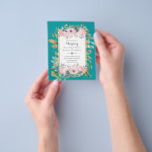 Erschwingliche Budget Rosa Blütenrosa Blumenzehen Flyer (Gruppe)