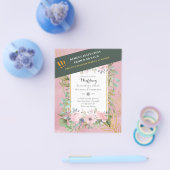 Erschwingliche Budget Rosa Blütenrosa Blumenzehen Flyer (Einzeln)