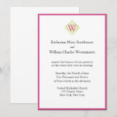 Erschwingliche Einladungen für Hochzeiten (Vorne/Hinten)