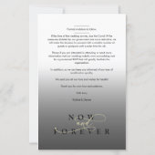 Erschwingliche Elegance Gradient Foto Hochzeit (Rückseite)