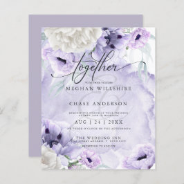 Erschwingliche elegante Wasserfarben Lilac-Blume