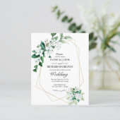 Erschwingliche geometrische Grünanlagen - Einladun (Stehend Vorderseite)