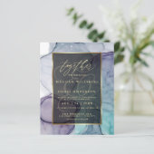 Erschwingliche Hochzeitsplatte Aquamariner Smokey (Stehend Vorderseite)