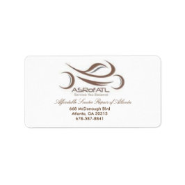 Erschwingliche Rollerreparatur von Atlanta Adressaufkleber