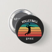 Erschwingliche Volleyball-Geschenke und Werbeaktio Button (Vorne & Hinten)