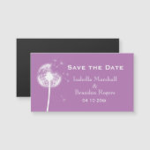 Erschwinglicher Lila Lüster Speichern Sie das Datu Magnetkarte (Vorne/Hinten)